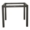 Bois le Duc Tuintafels>Tafelframe Tavola 87x87cm antraciet met