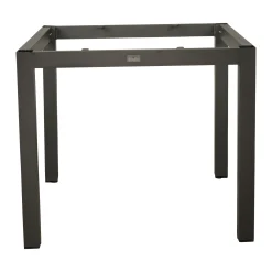 Bois le Duc Tuintafels>Tafelframe Tavola 87x87cm antraciet met
