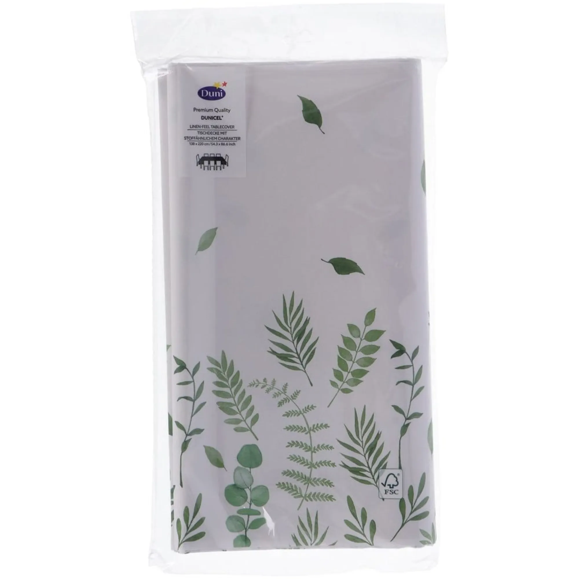 Duni Koken & Tafelen|Woondecoratie>Tafelkleed 138 x 220 cm greenery