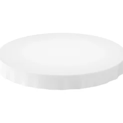 Duni Koken & Tafelen|Woondecoratie>Tafelkleed Evolin rond 180 cm wit