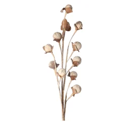 O'malley Kunstplanten En Kunstbloemen>Tak bal bruin 104 cm