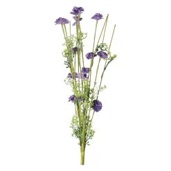 O'malley Kunstplanten En Kunstbloemen>Tak bloemen Aleide paars