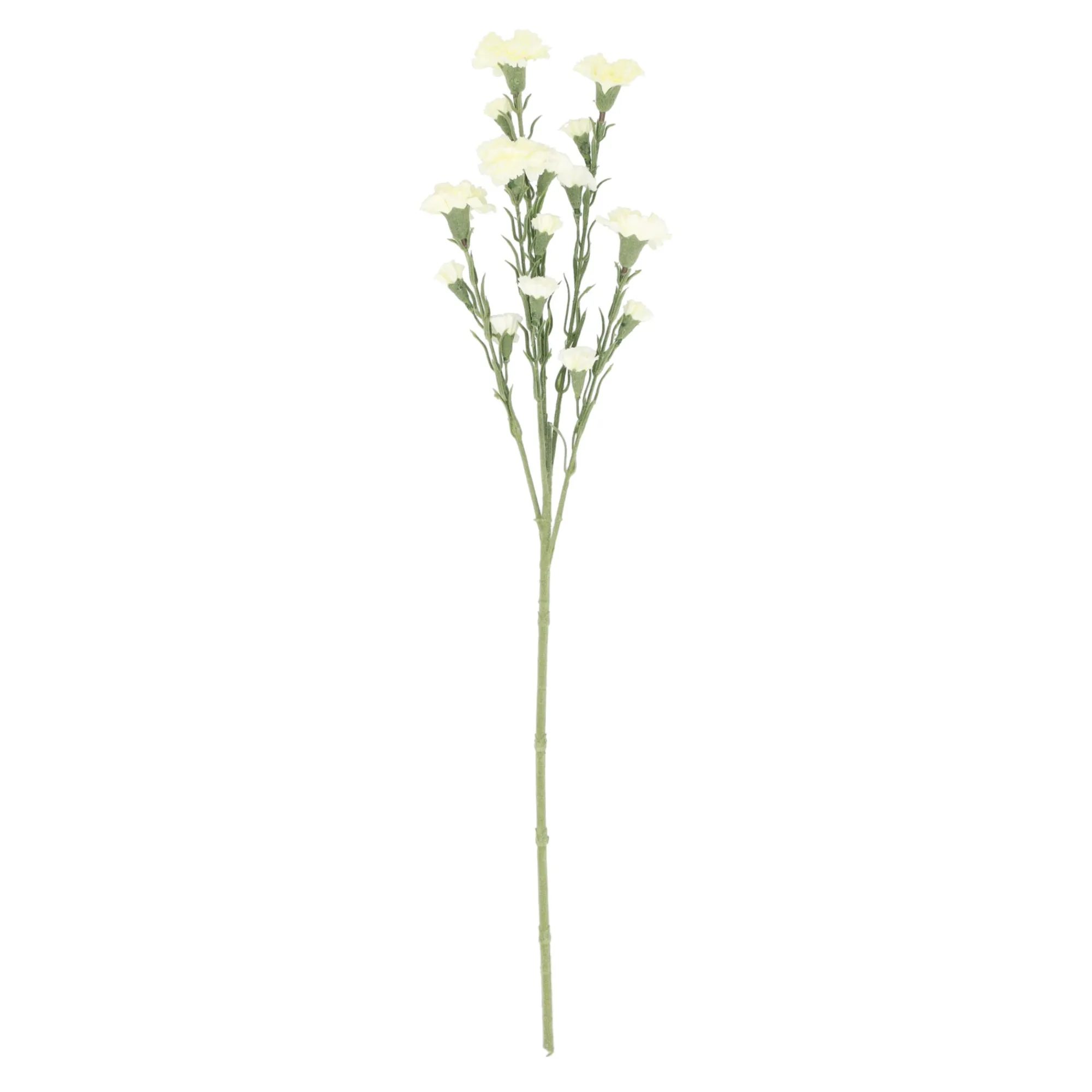 O'malley Kunstplanten En Kunstbloemen>Tak carnation wit 68 cm