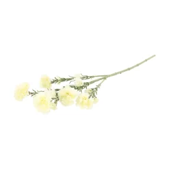 O'malley Kunstplanten En Kunstbloemen>Tak carnation wit 68 cm