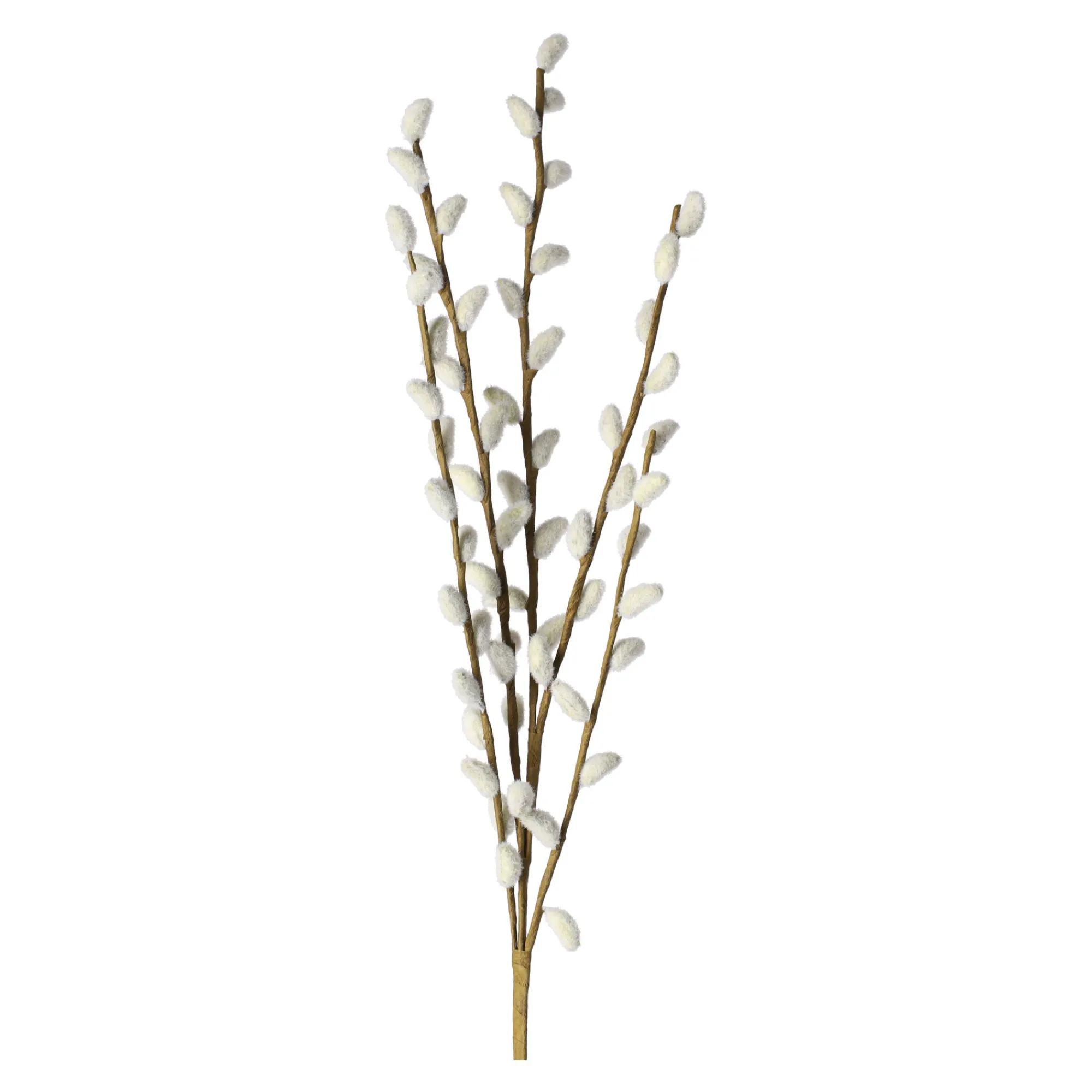 O'malley Kunstplanten En Kunstbloemen>Tak katjes grijs 70 cm