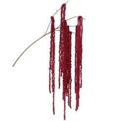 Everlands Kerstdecoratie>Tak spray hang rood 80 cm
