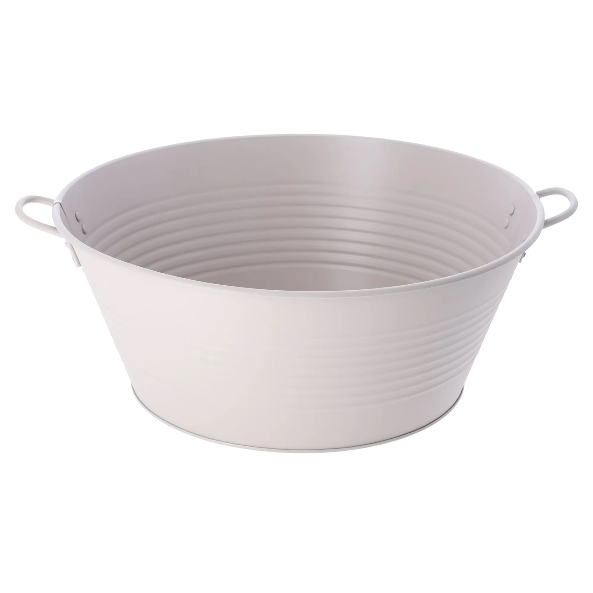 Woondecoratie>Teil hoog zink 23 cm mat taupe
