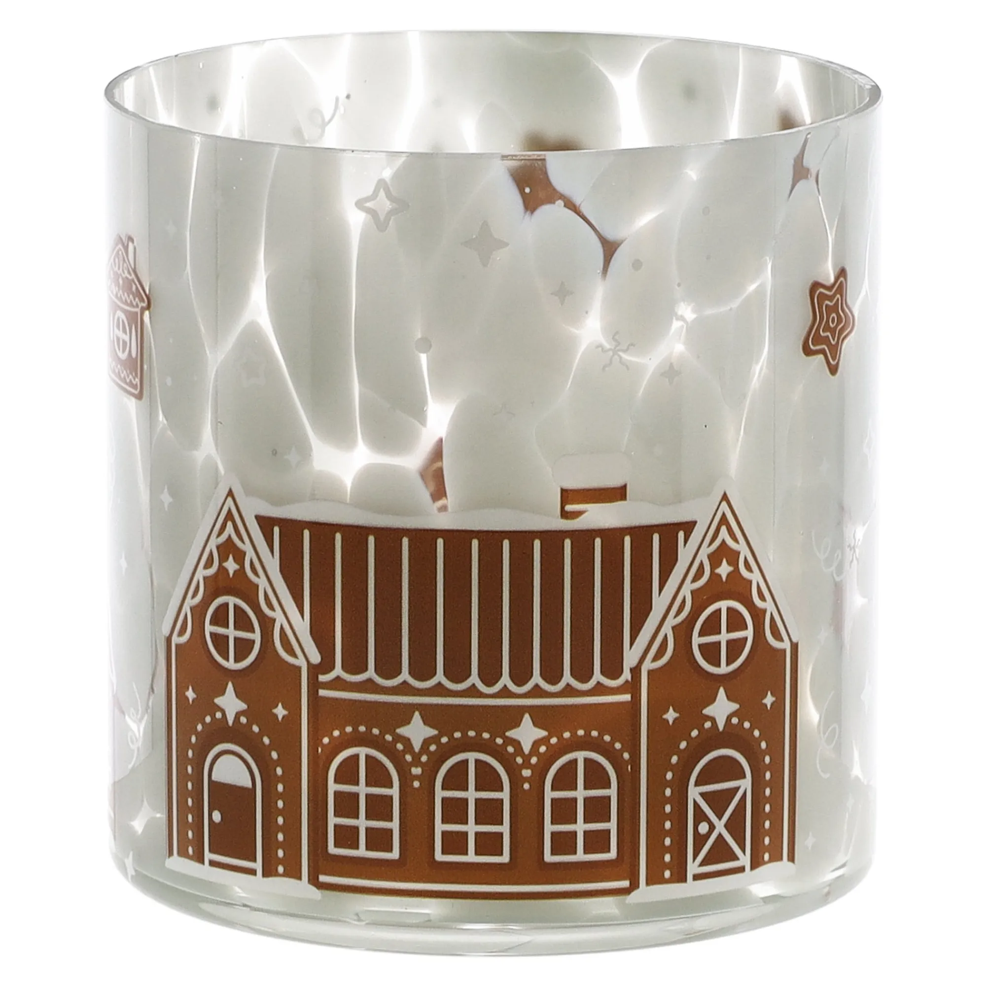 Kerstdecoratie>Theelichthouder gingerbread-huis