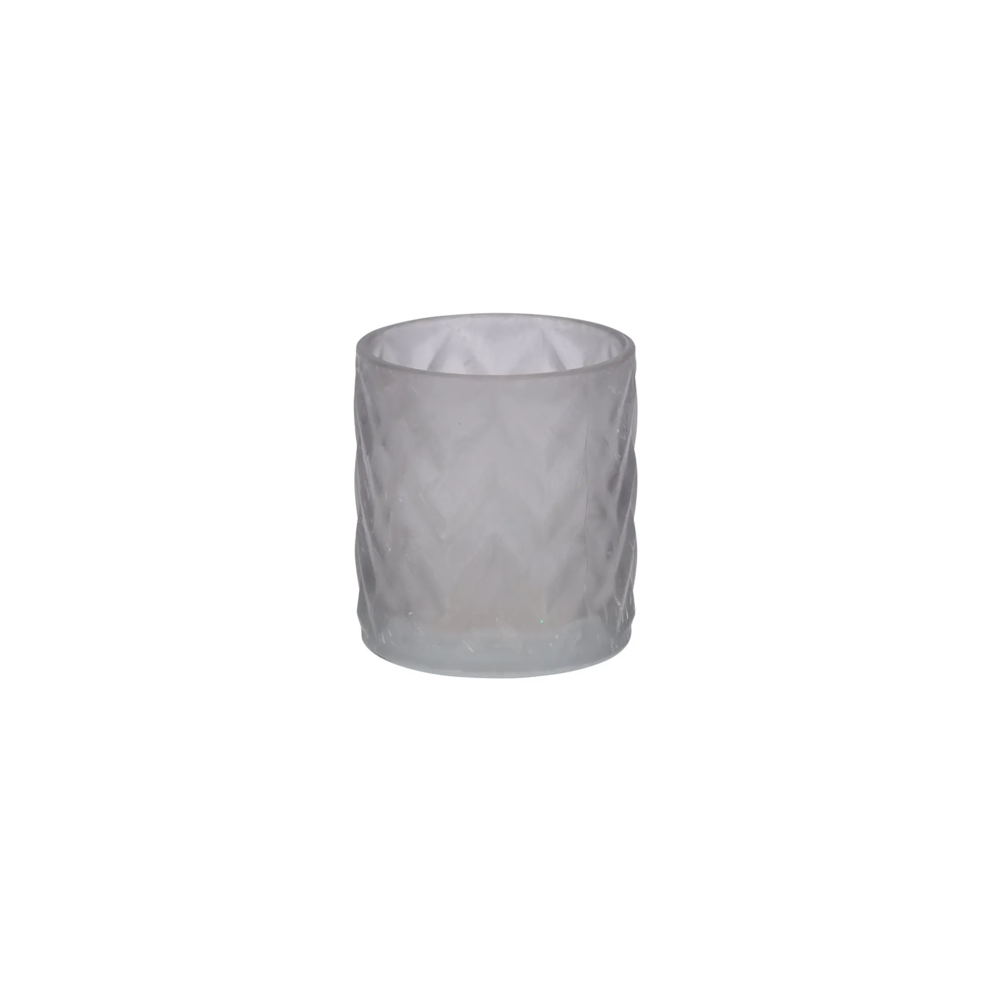 Natural Collections Kaarsen>Theelichthouder glas 7 x 7 x 8 cm