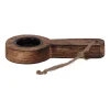 O'malley Kaarsen>Theelichthouder lepel hout 25 cm