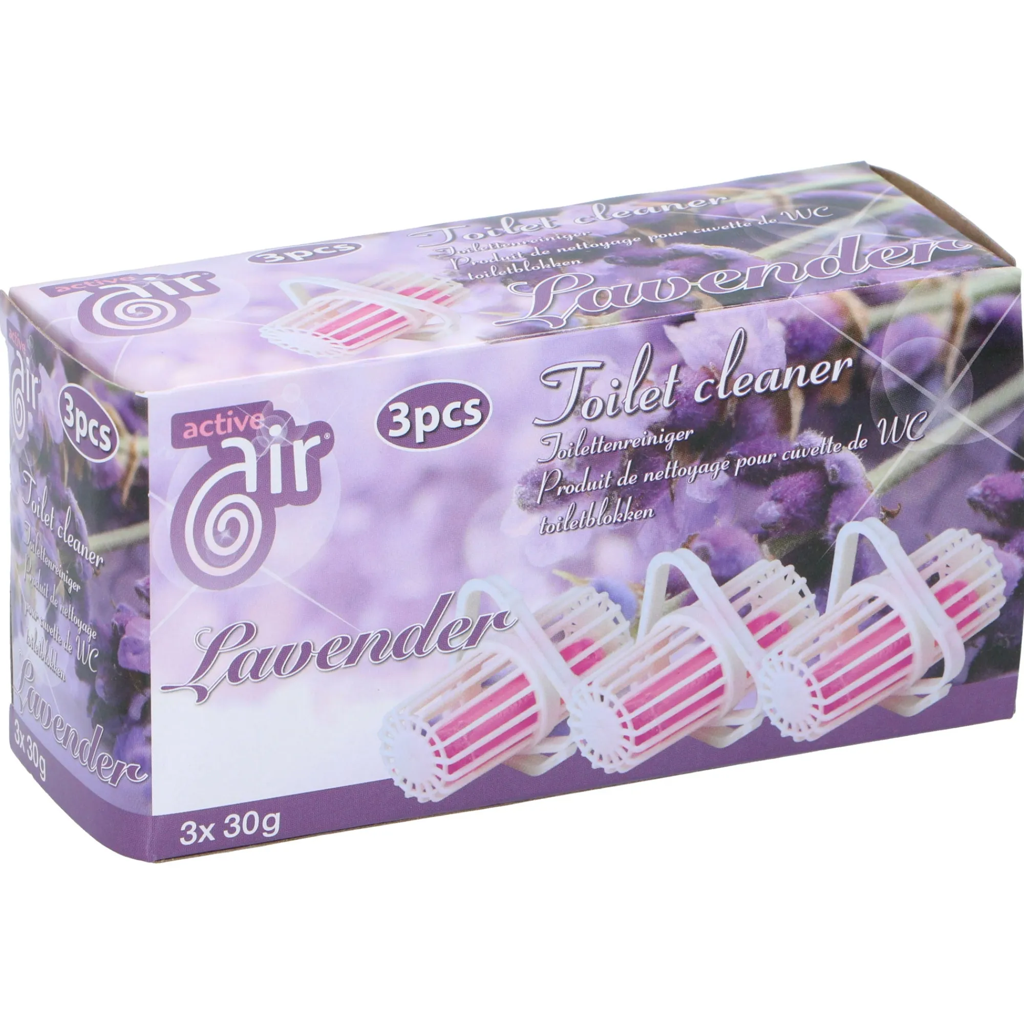 Active Air Schoonmaken>Toiletreiniger 3x30g assorti