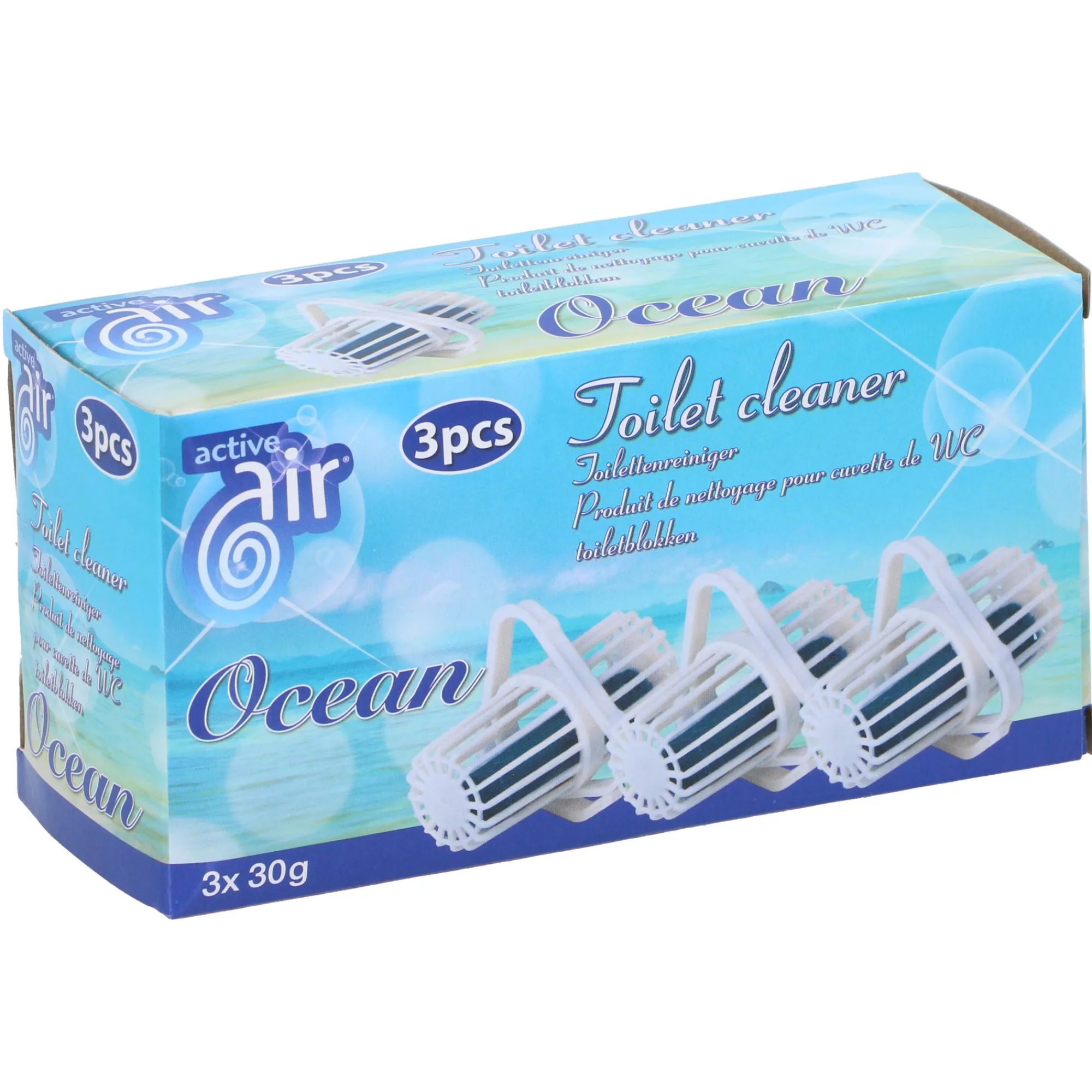 Active Air Schoonmaken>Toiletreiniger 3x30g assorti