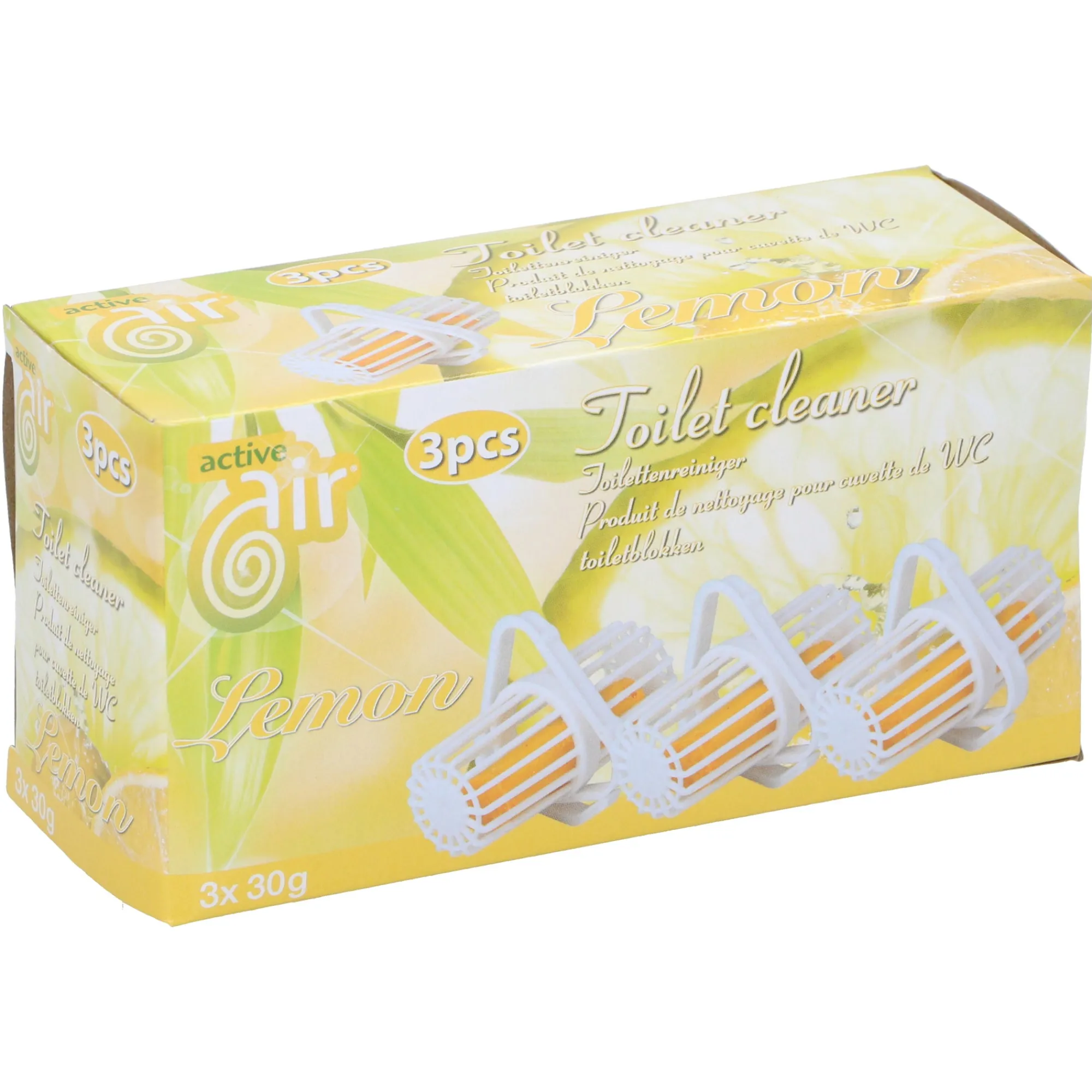 Active Air Schoonmaken>Toiletreiniger 3x30g assorti