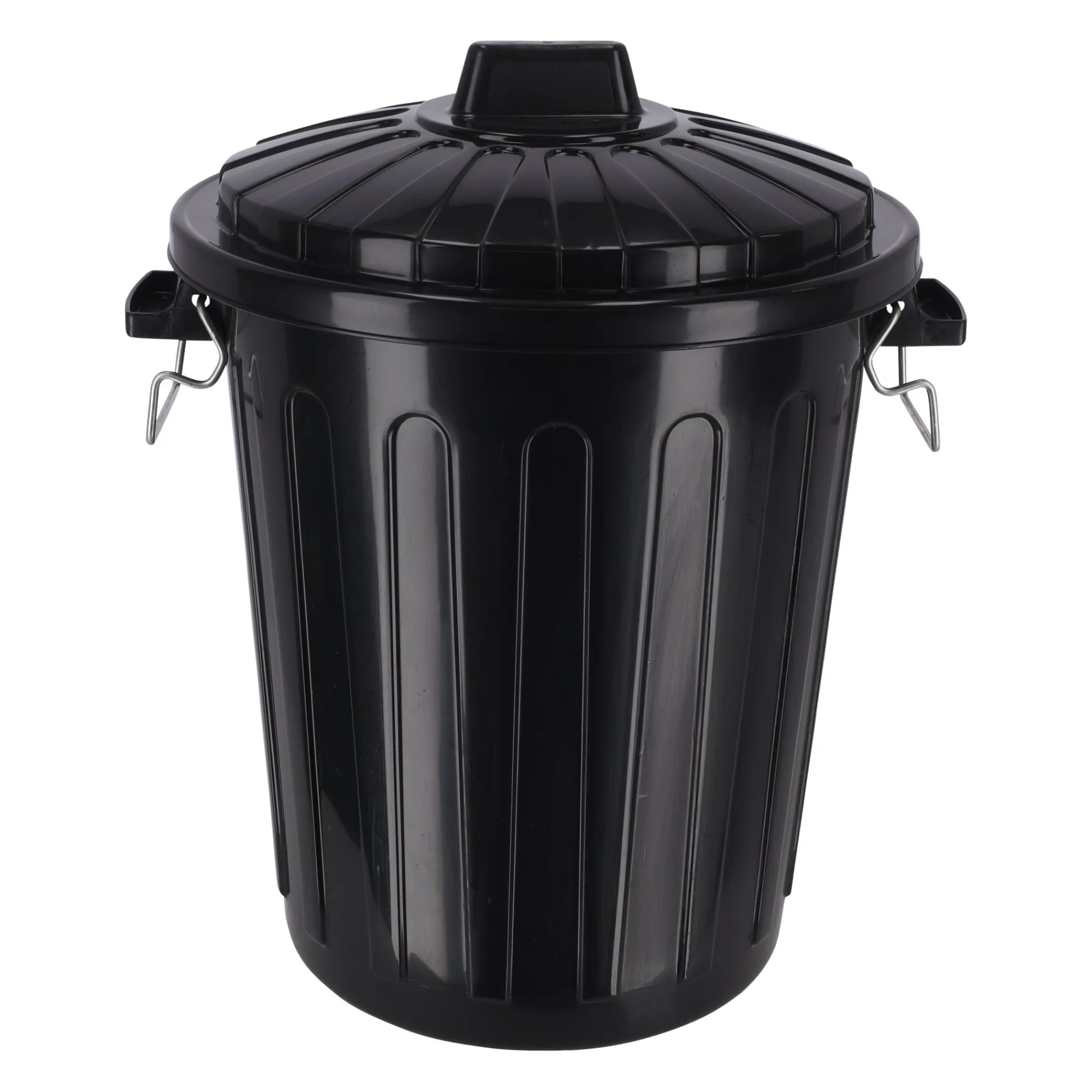 Curver Opbergen>Ton met deksel zwart 70L