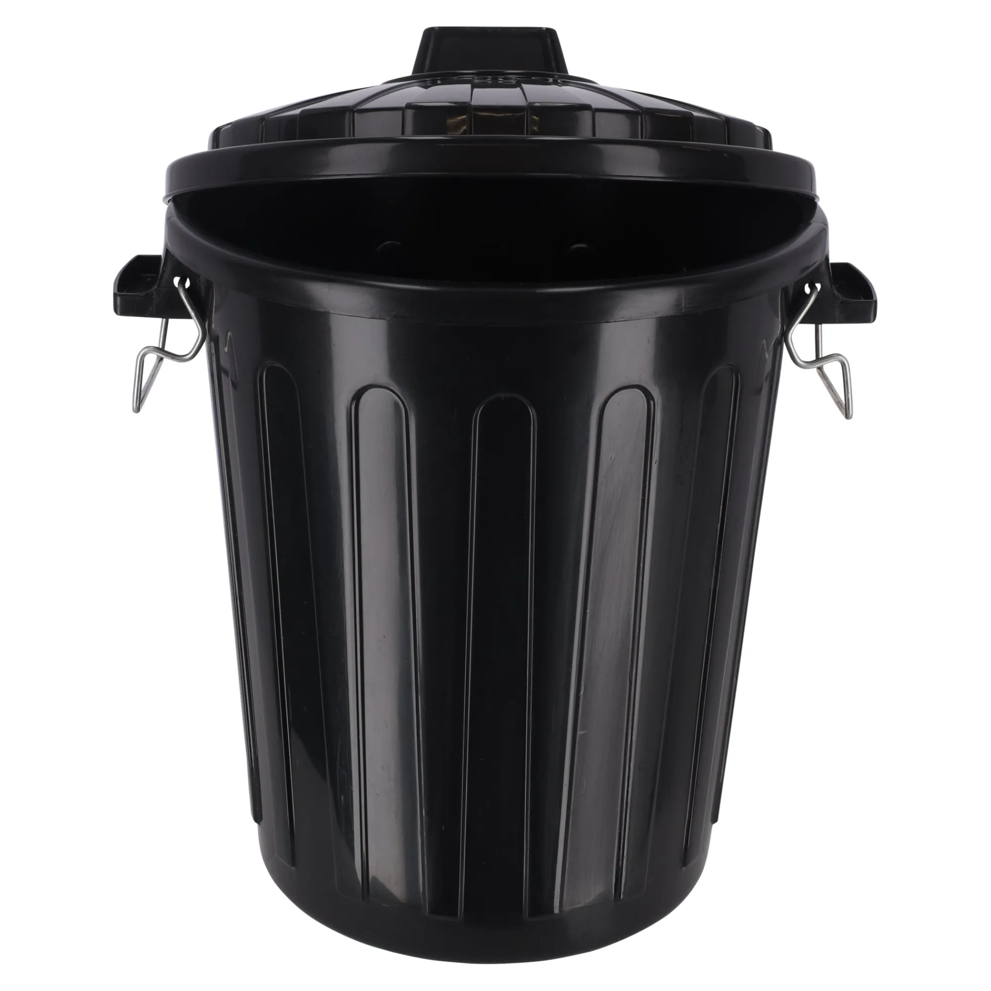 Curver Opbergen>Ton met deksel zwart 70L