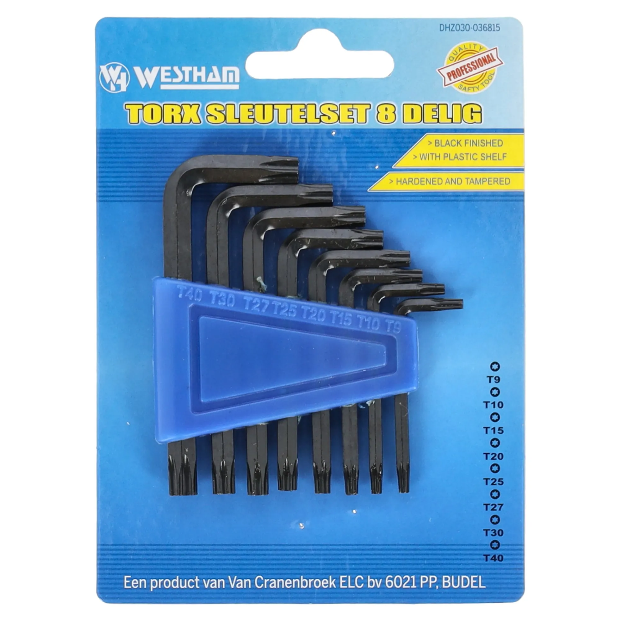 Westham Handgereedschap>Torx Sleutelset 8-delig