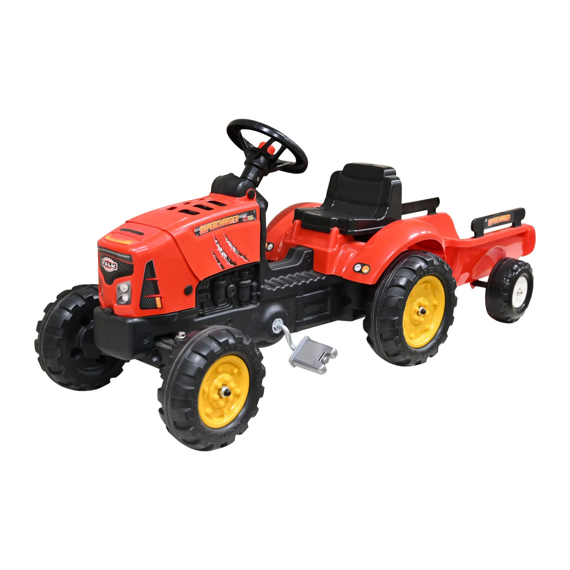 Falk Rijdend Speelgoed>Tractor met aanhanger Supercharger