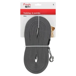 Friendly Pet Hondenriem>Trainingslijn Xeno donkergrijs L 20mm 15m