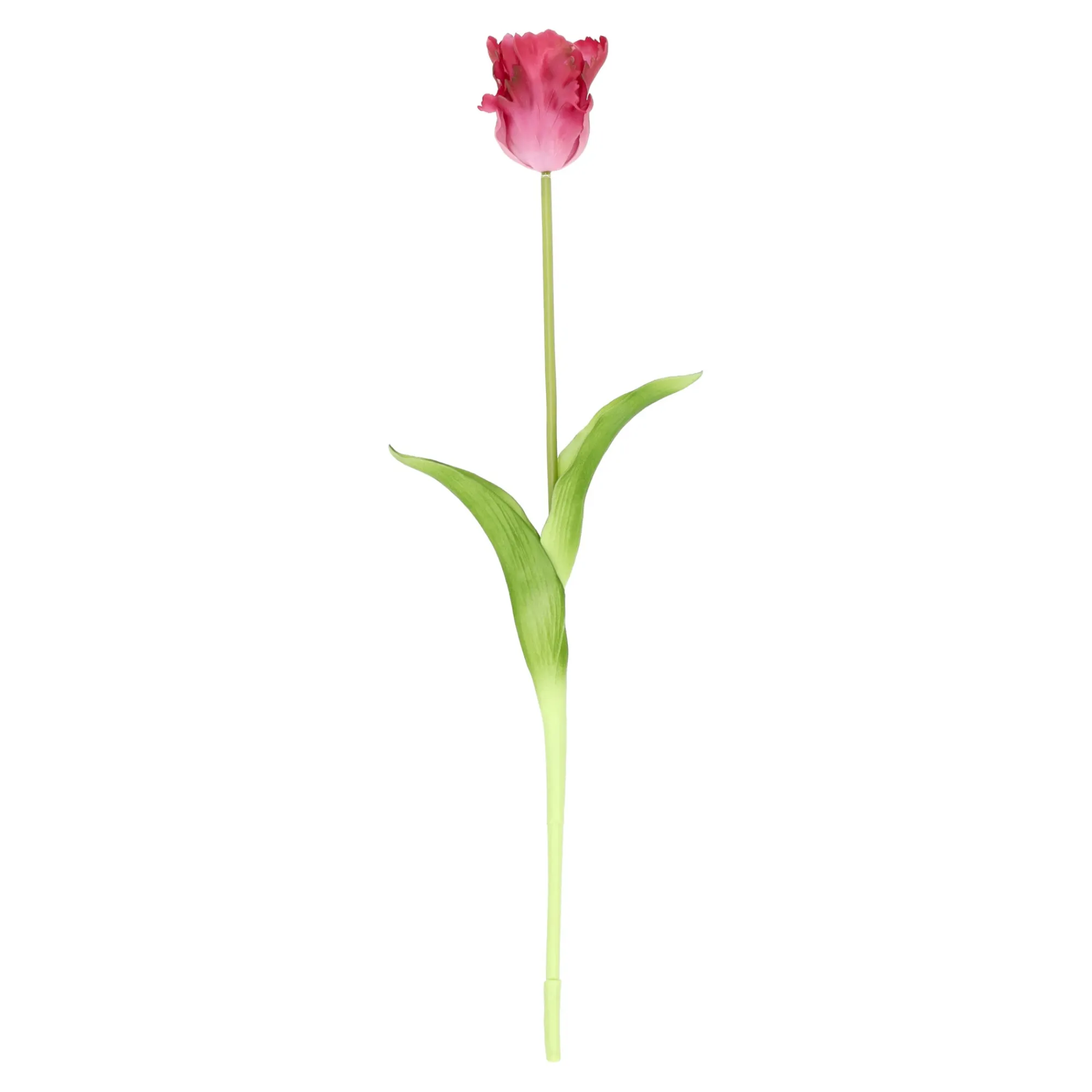 Kunstplanten En Kunstbloemen>Tulp papegaai real touch 62 cm fuchsia