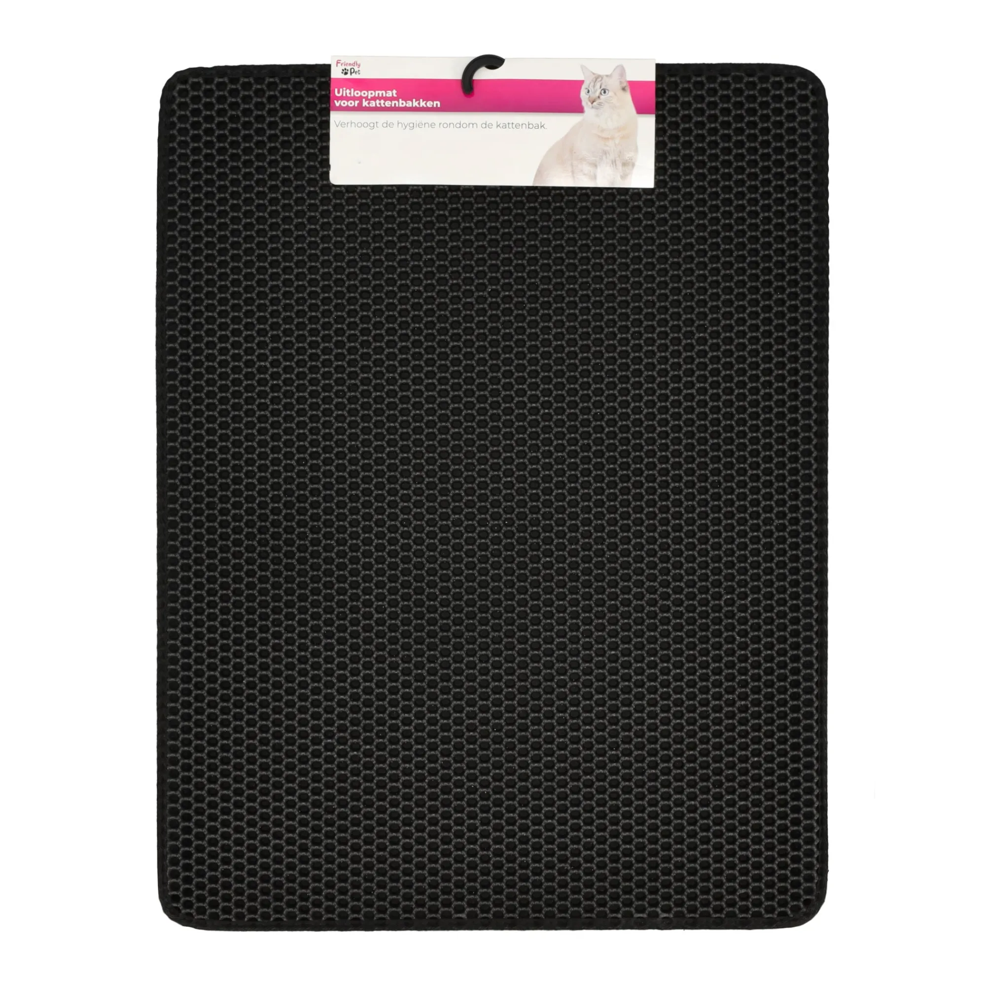 Friendly Pet Kattenbak>Uitloopmat ultra 60x75cm zwart