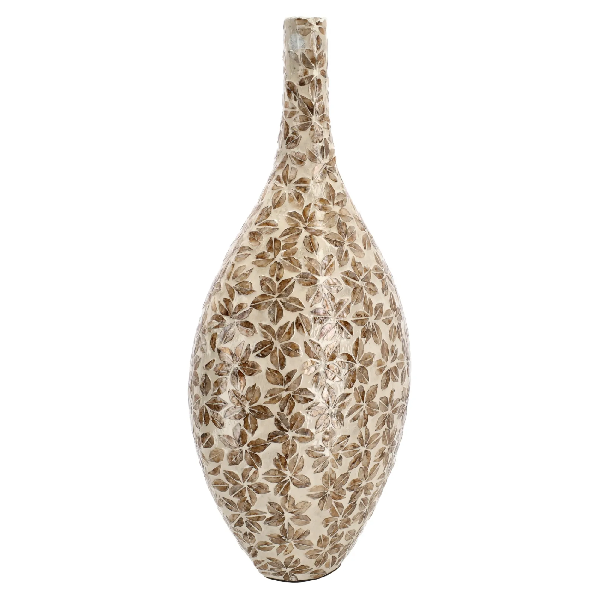 Vazen En Potten>Vaas Capiz Tourniol beige 60 cm