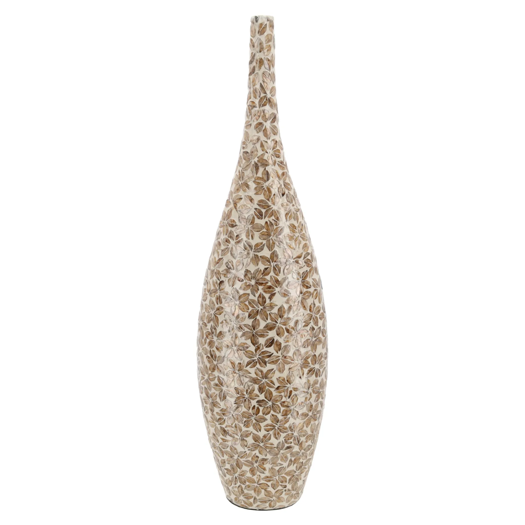 Vazen En Potten>Vaas Capiz Tourniol beige 92 cm