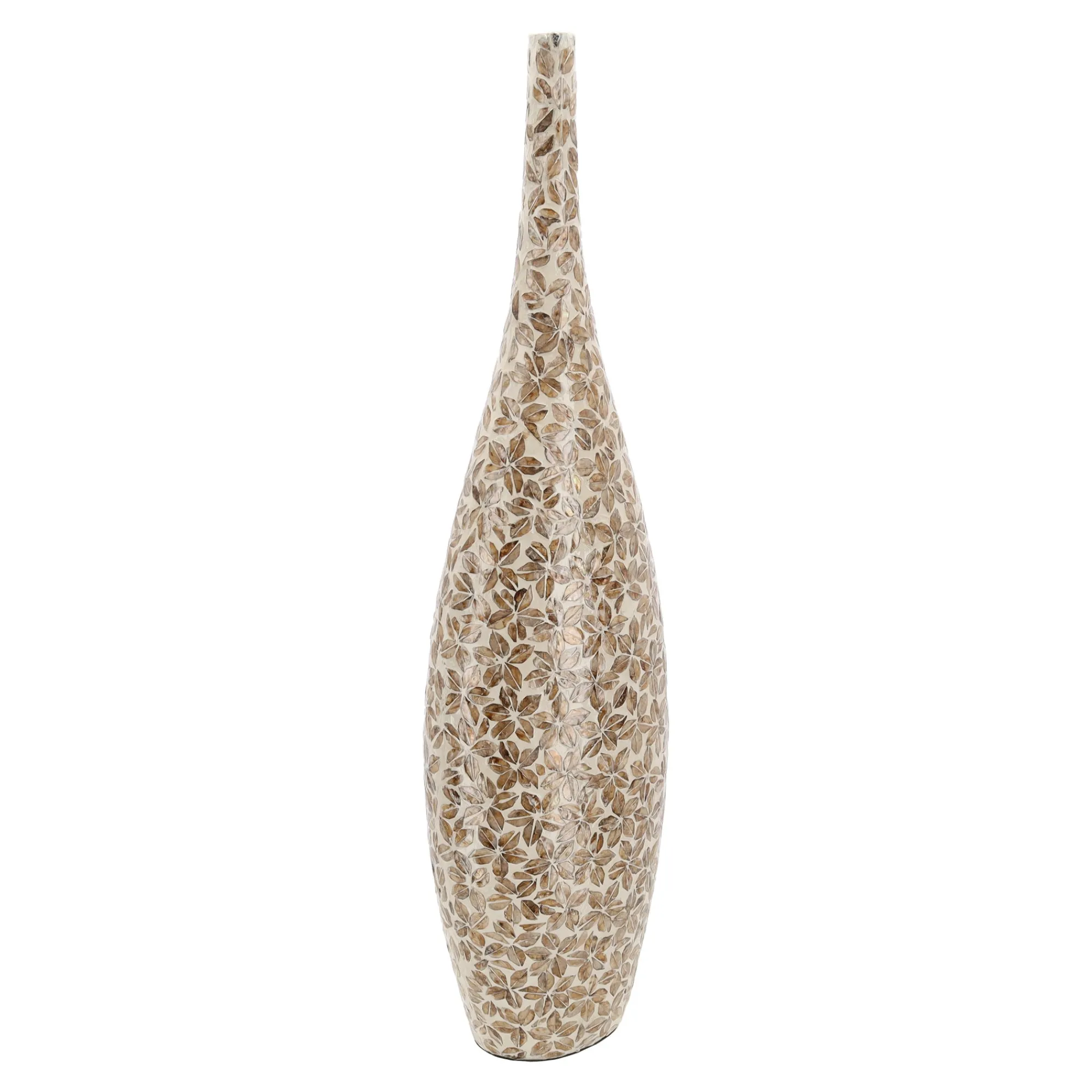 Vazen En Potten>Vaas Capiz Tourniol beige 92 cm
