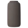 Vazen En Potten>Vaas Cellier 12 x 23 cm donkergrijs