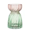 Mica Decorations Vazen En Potten>Vaas glas Alison groen 20 x 13 cm