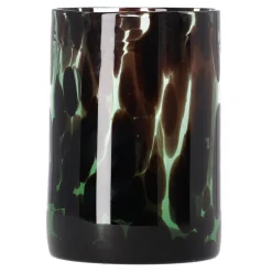 Natural Collections Vazen En Potten>Vaas glas groen 10 x 15 cm