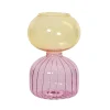 Decoris Vazen En Potten>Vaas glas multi 19 cm
