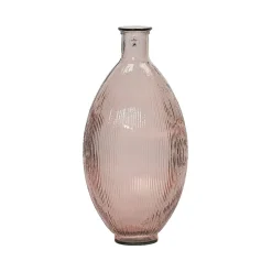 Decoris Vazen En Potten>Vaas glas recycle terra 61 cm