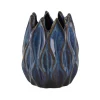 Natural Collections Vazen En Potten>Vaas keramiek blauw 11 x 11 x 14 cm
