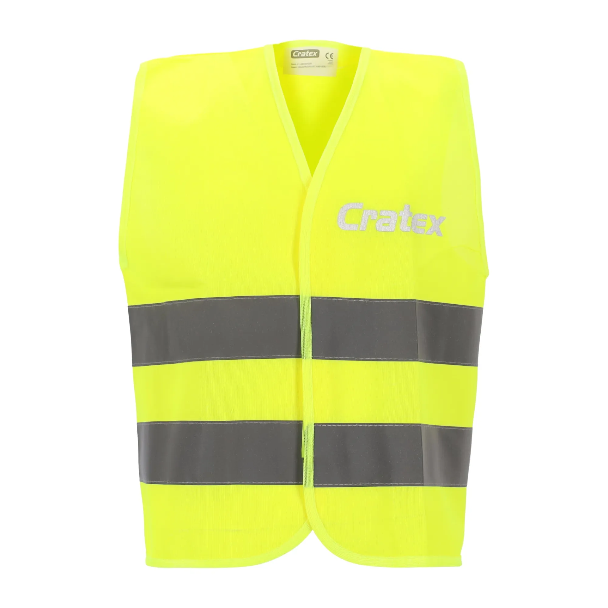 Cratex Werkbodywarmers>Veiligheidsvest kind geel 4-6