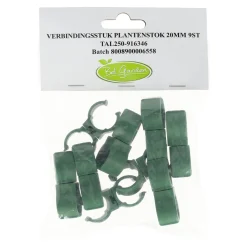 Bel Garden Moestuin>Verbindingsstuk plantenstok 20mm 9st
