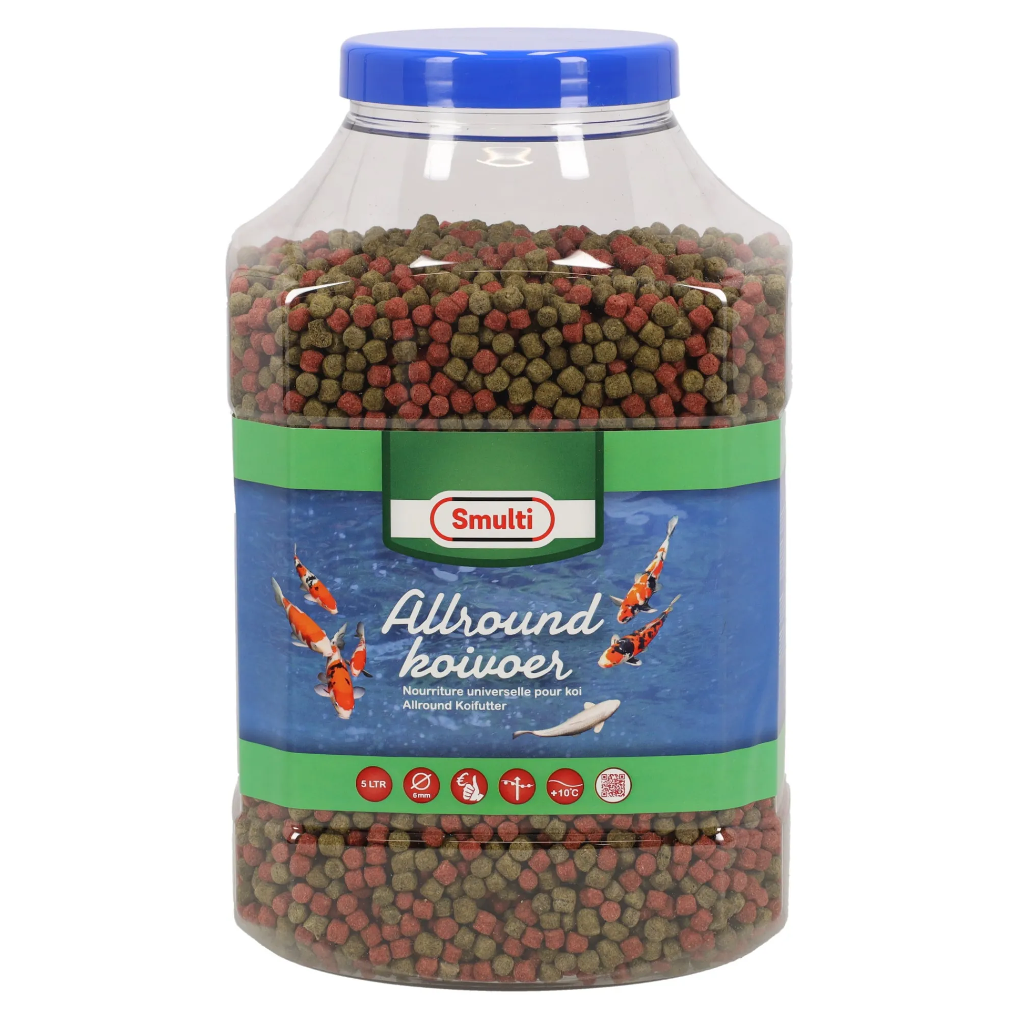 Smulti Vijver|Visvoer>Visvoer koi 2-kleur 6mm 5L