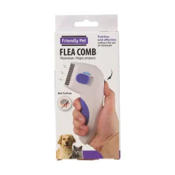 Friendly Pet Kattenverzorging>Vlooienkam elektr Puleks wit 17cm