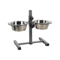 Friendly Pet Drink- En Voerbak Hond>Voederbak duo met staander S RW007