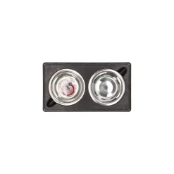 Friendly Pet Voerbak Kat>Voederbak duo vlechtwerk bruin 17cm