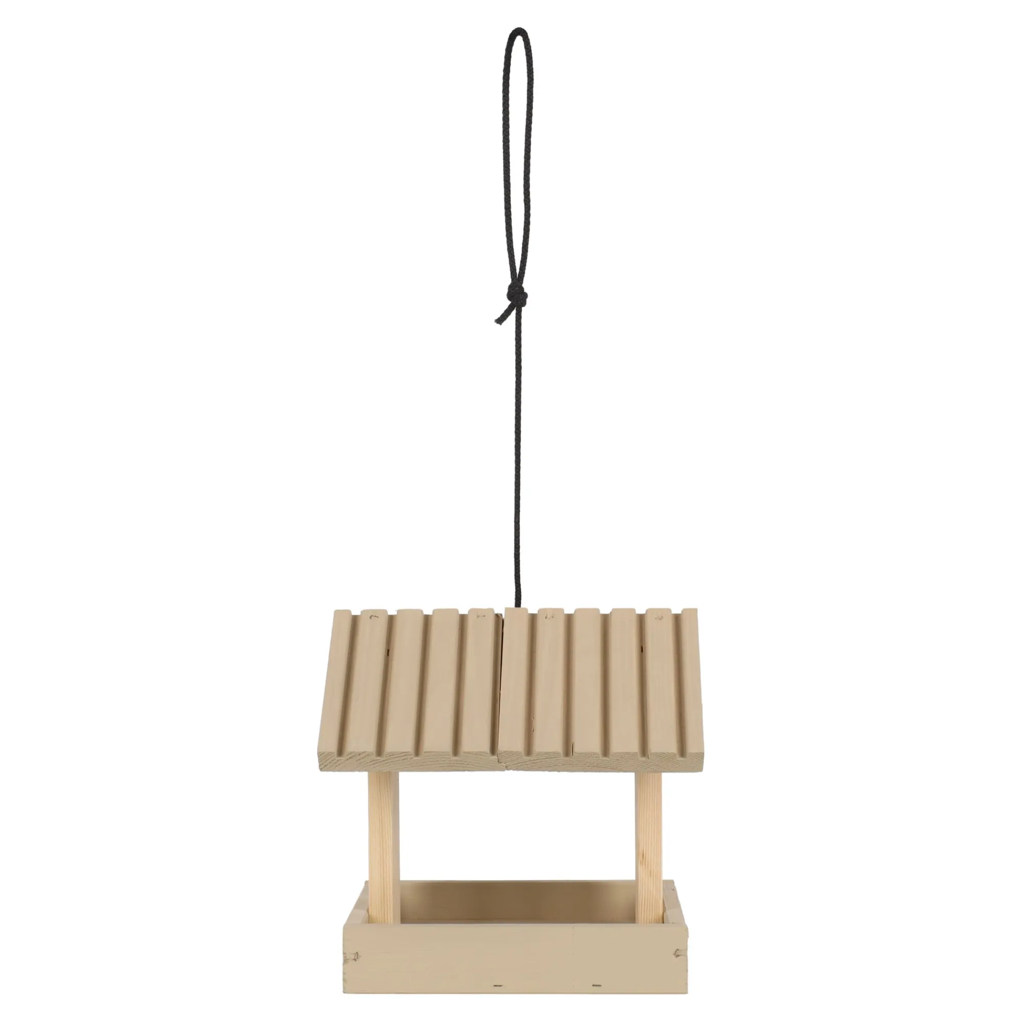 Vogelhuisjes>Voederhuis hang 23x19cm naturel/beige