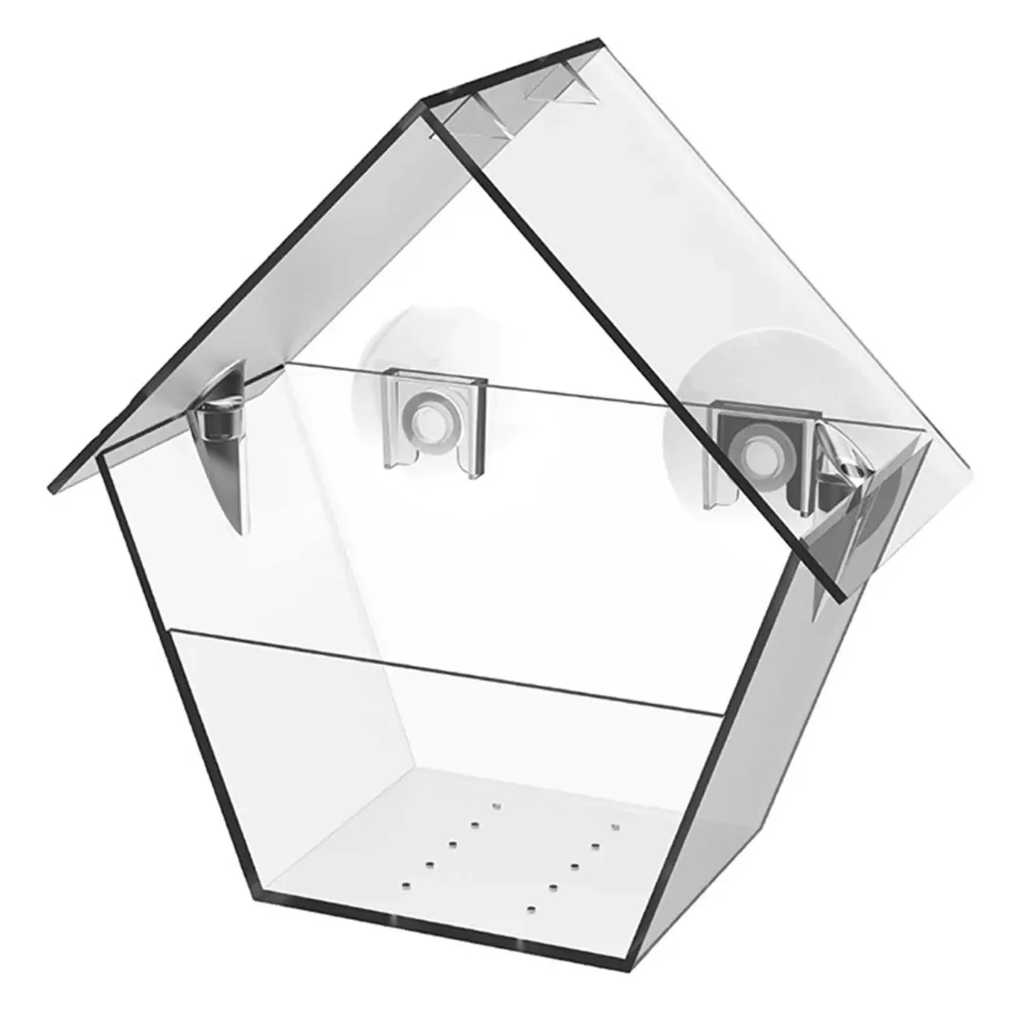 Esschert Design Vogelhuisjes>Voederhuis raam 14x9x15cm