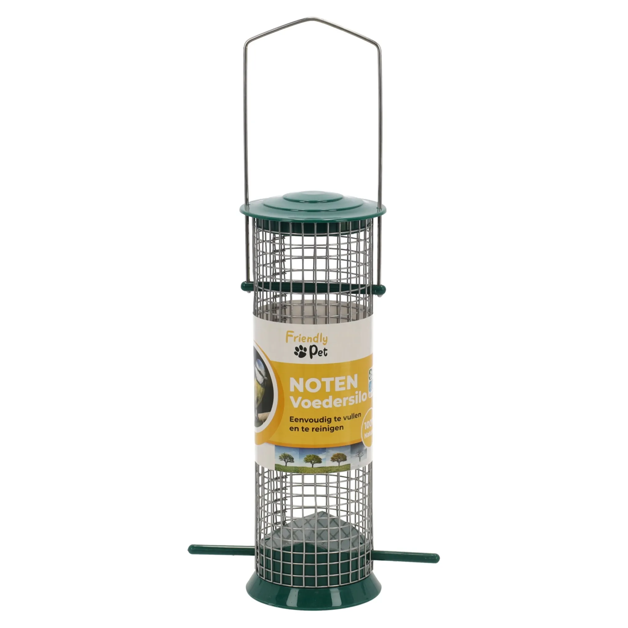 Friendly Pet Tuinvogels>Voedersilo pinda kunststof 20cm