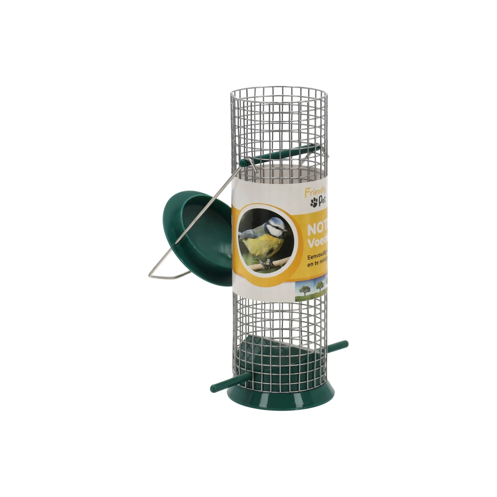 Friendly Pet Tuinvogels>Voedersilo pinda kunststof 20cm