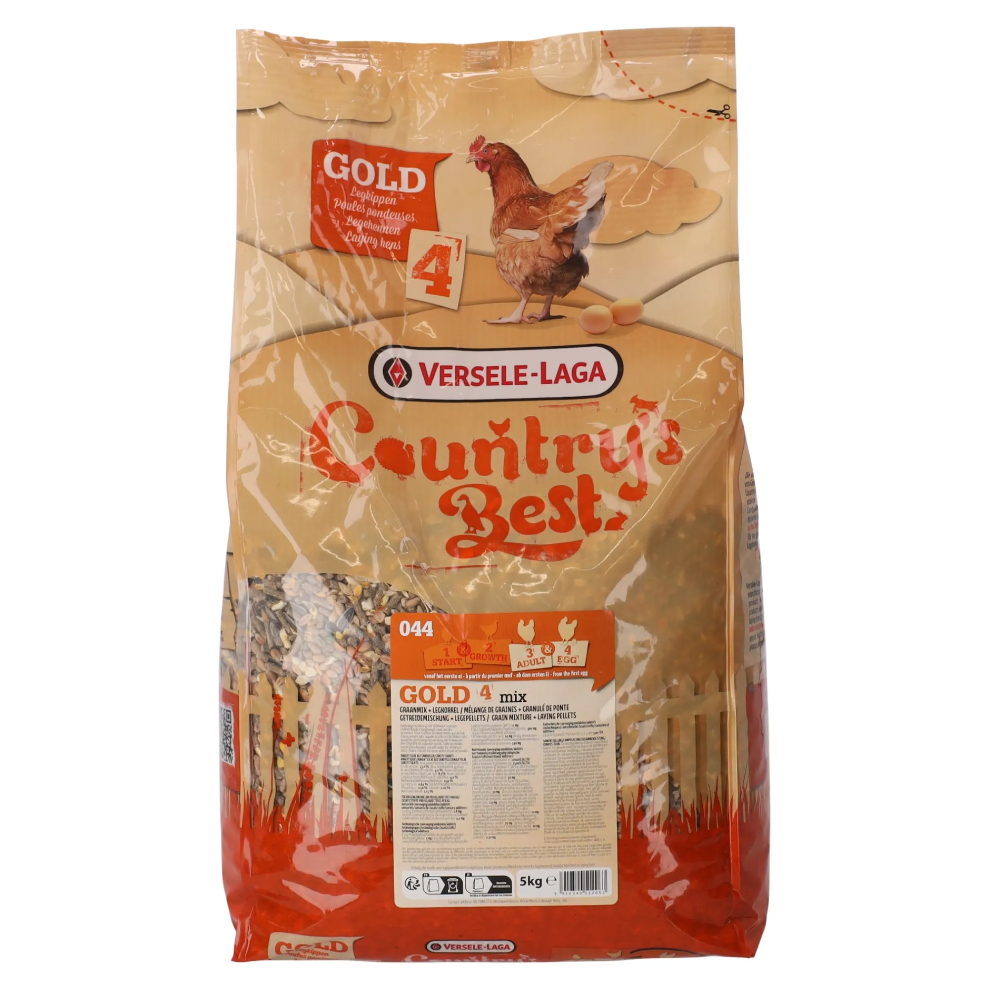 Versele Laga Vogelvoer>Voer pluimvee gold 4 mix 5 kg Country Best