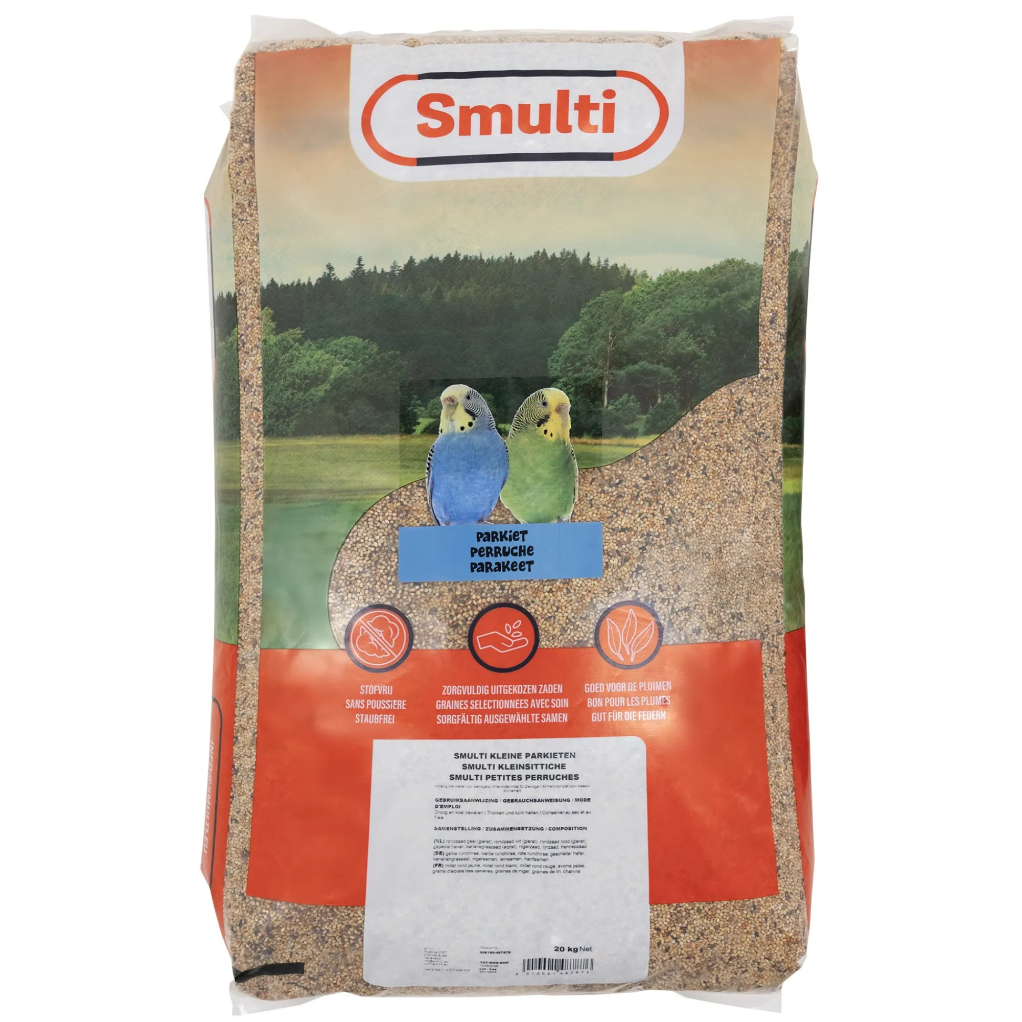 Smulti Vogelvoer>Voer vogel parkiet 20kg