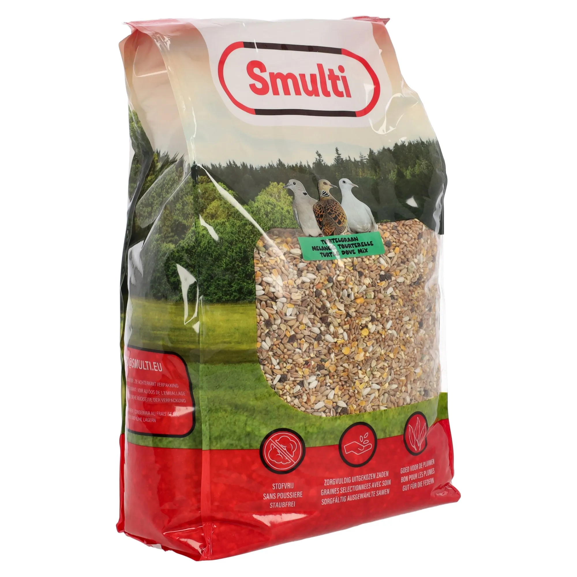 Smulti Vogelvoer>Voer vogel tortelduif 5kg