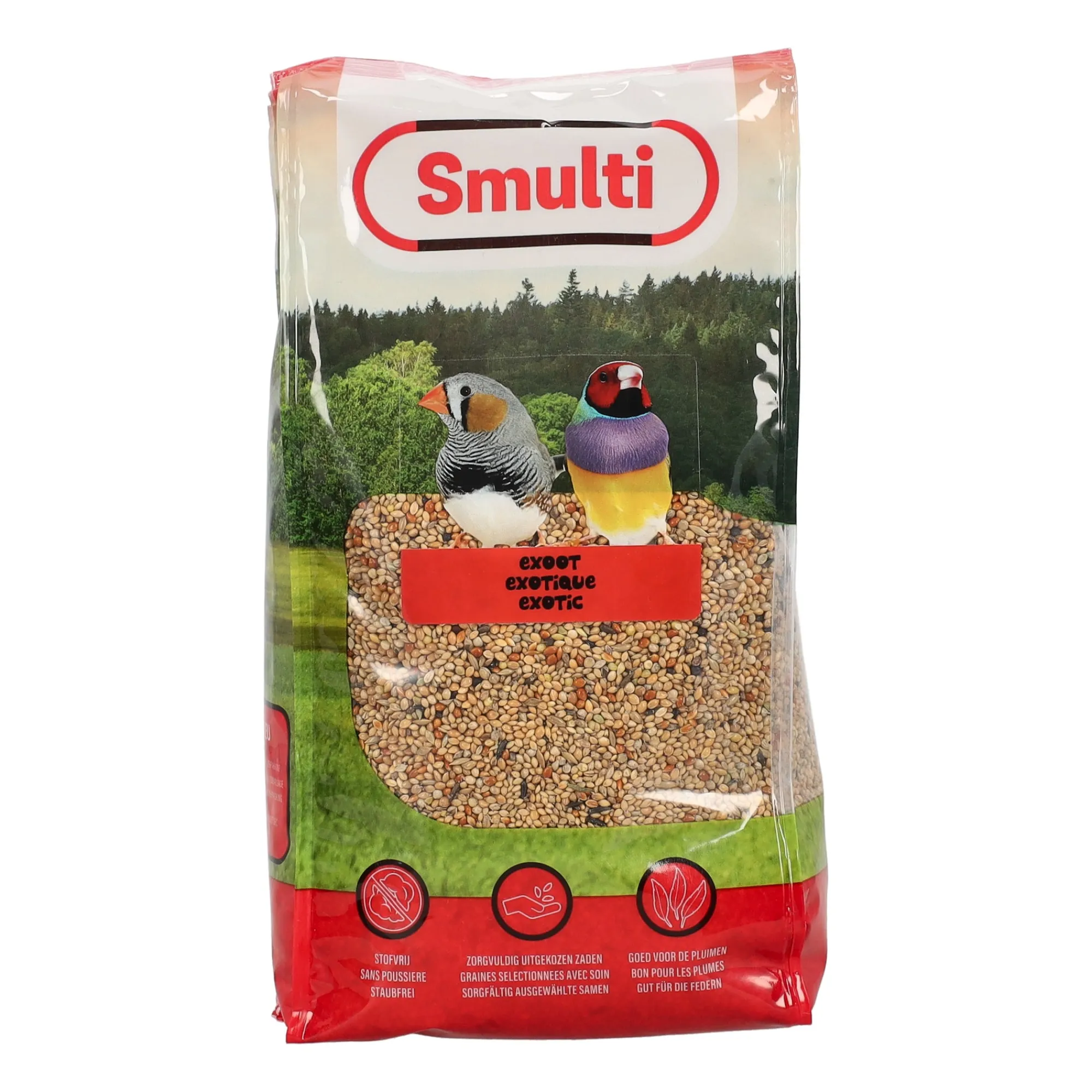 Smulti Vogelvoer>Voer vogel tropisch 1kg
