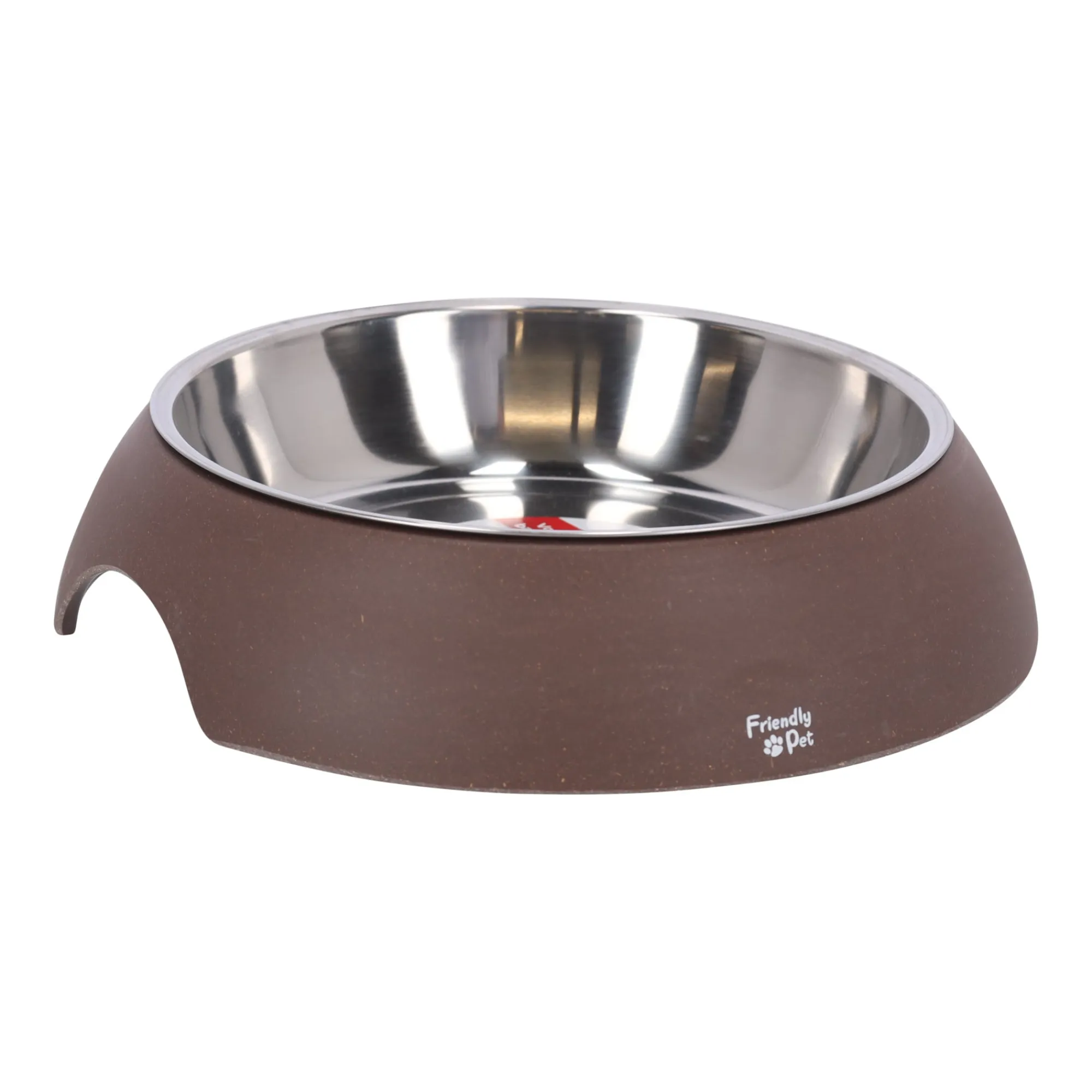 Friendly Pet Drink- En Voerbak Hond>Voerbak bamboo olijf 600ml