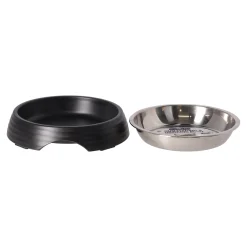 Friendly Pet Voerbak Kat>Voerbak kat ribbel zwart 160ml