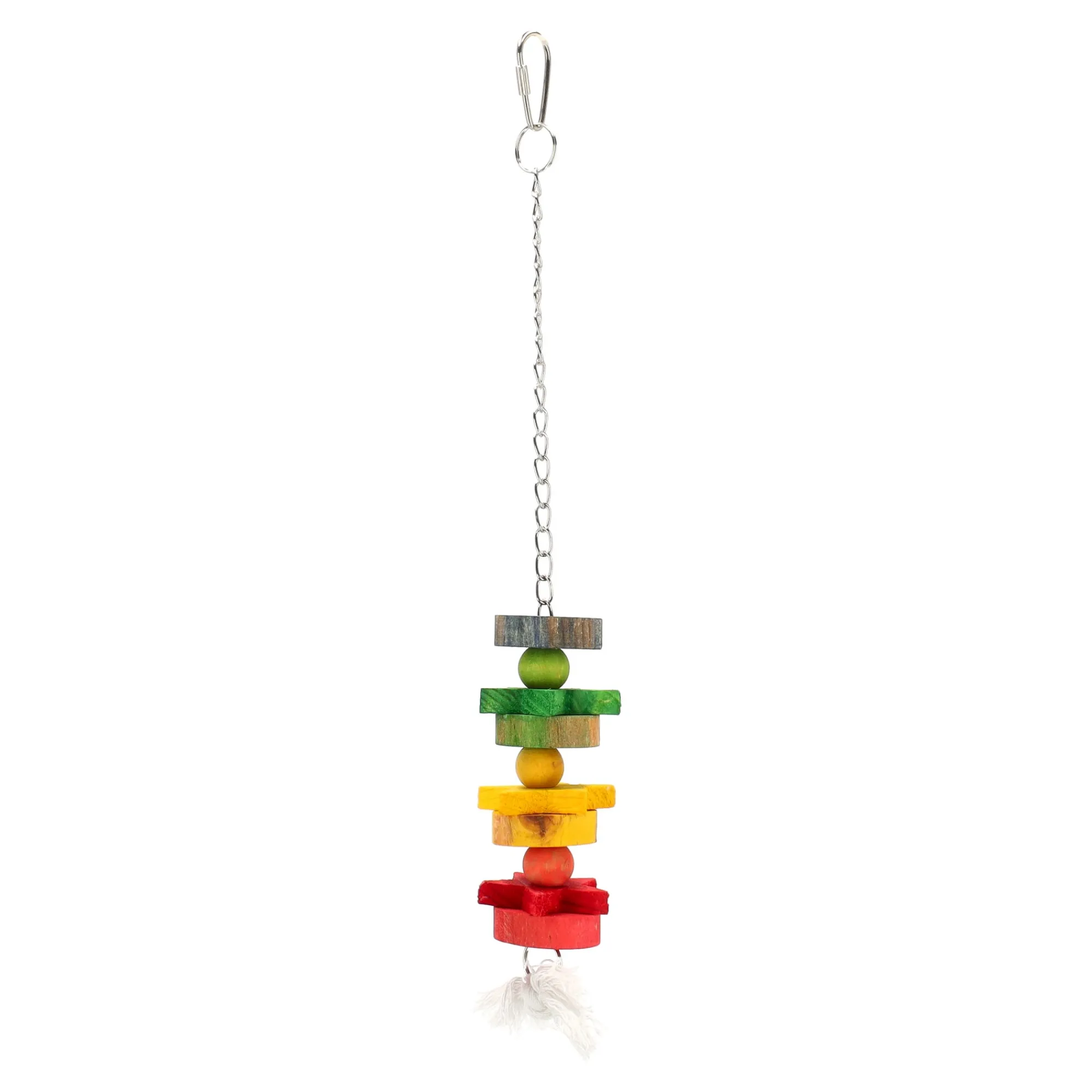 Friendly Pet Vogelspeelgoed>Vogel kralen ketting kleur 30cm